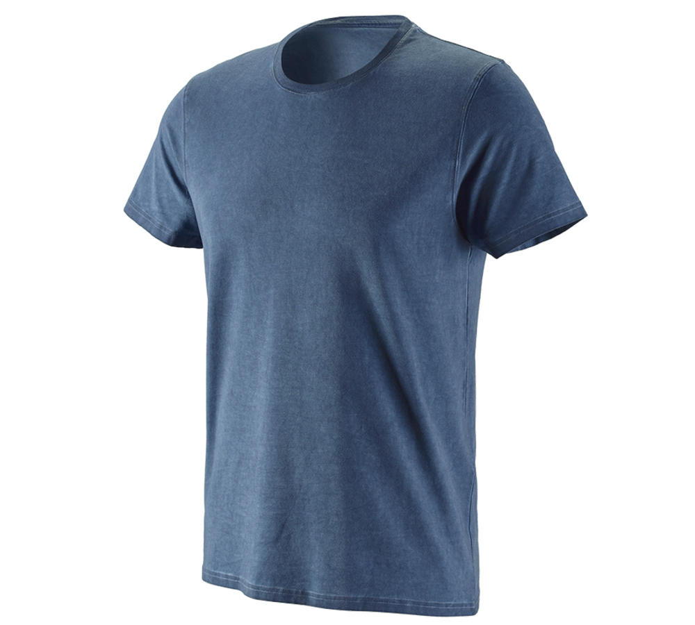Primary image e.s. T-shirt vintage cotton stretch antiqueblue vintage